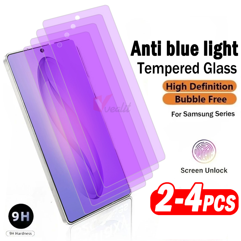 Anti Blue Light Film - 2-4pcs Anti Blue Light Protective Glass