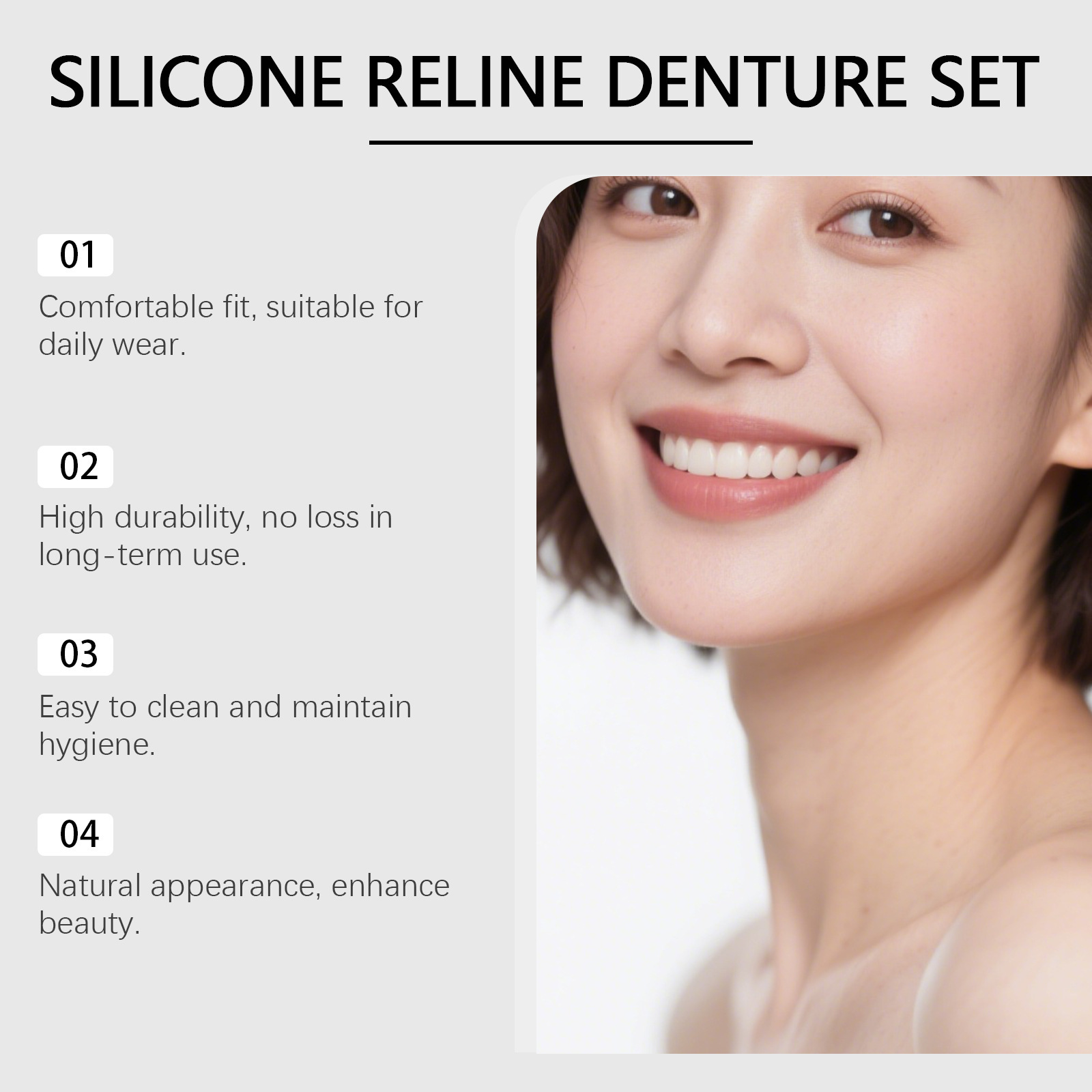 Denture Full Set Over Gums Kit - Full Cover Adhesive review and price