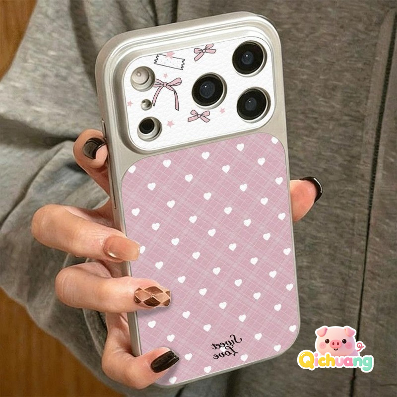 Cartoon Bow Love Heart Casing  - Oppo A78 review and price