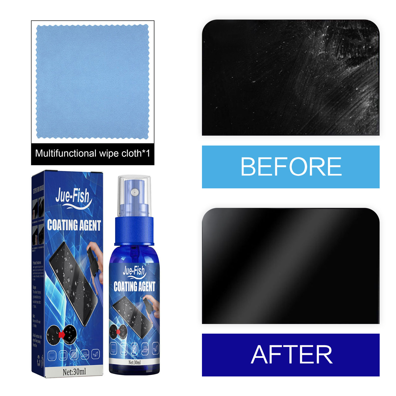 Liquid Screen Protector Spray  - Oleophobic Coating Spray review and price