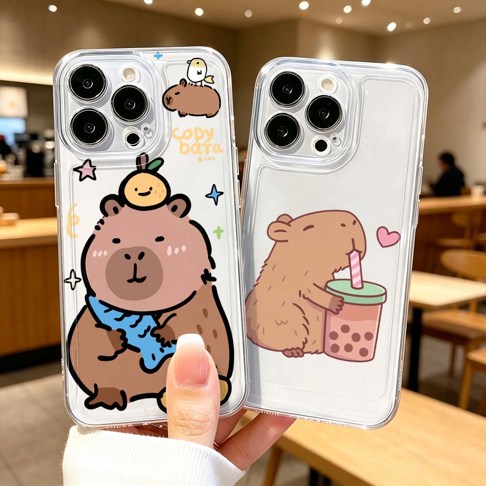 Bubble Tea-Drinking Capybara P - Apple Iphone 15 review and price